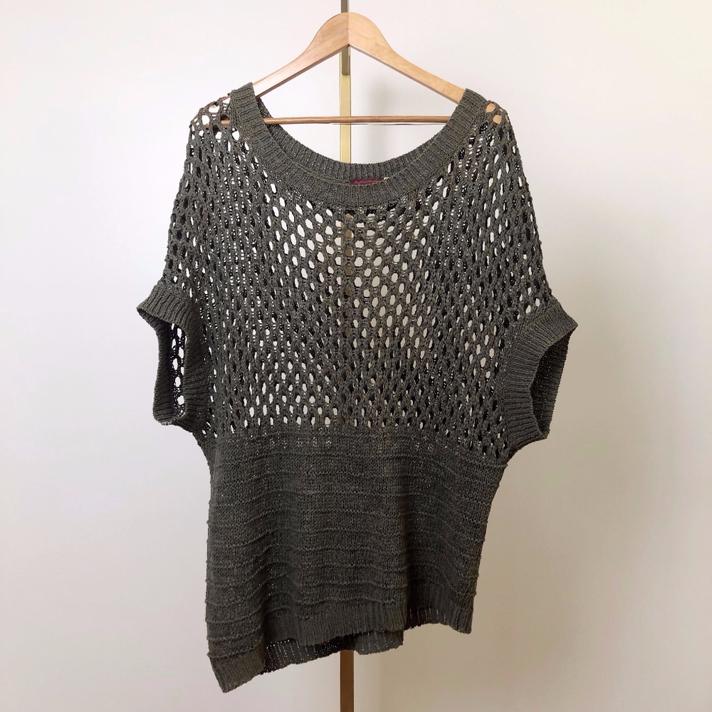 Anthropologie Left on Houston Crochet swea…